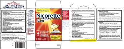 PDP/Package - 8123 0 Nicorette Cinnamon Surge 4mg paint